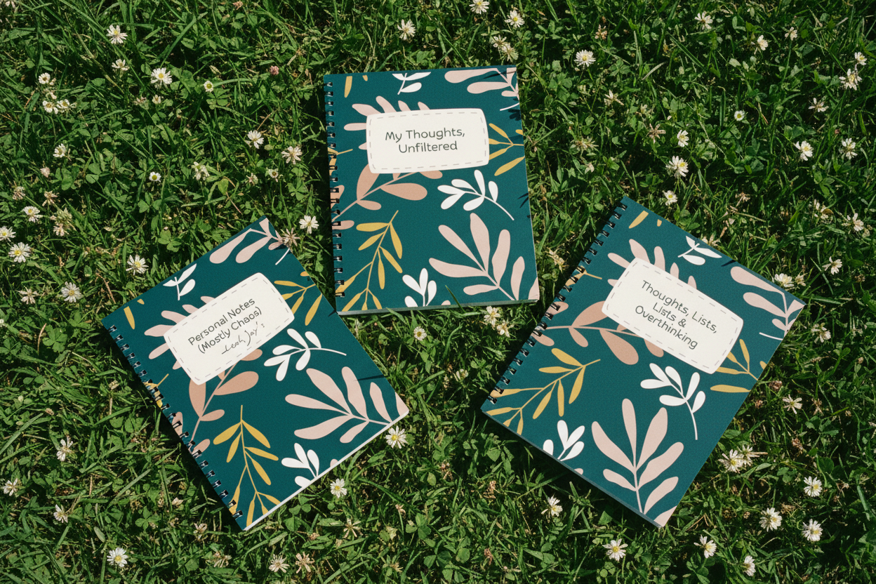 Grainy grass triangle with white flowers