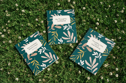 Grainy grass triangle with white flowers