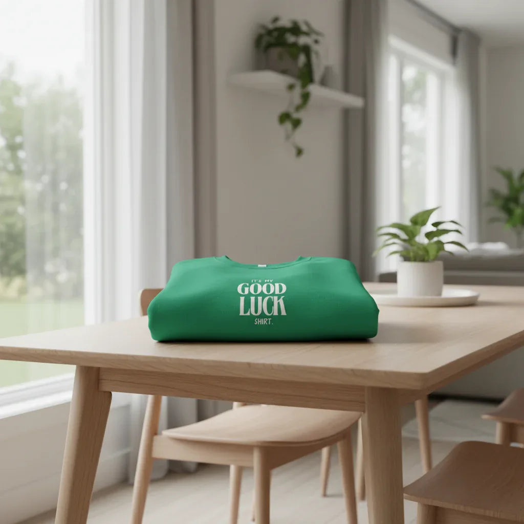It’s My Good Luck Shirt Sweatshirt | Funny Good Luck Jumper | Positive Quote Gift UK - Alley Crafters