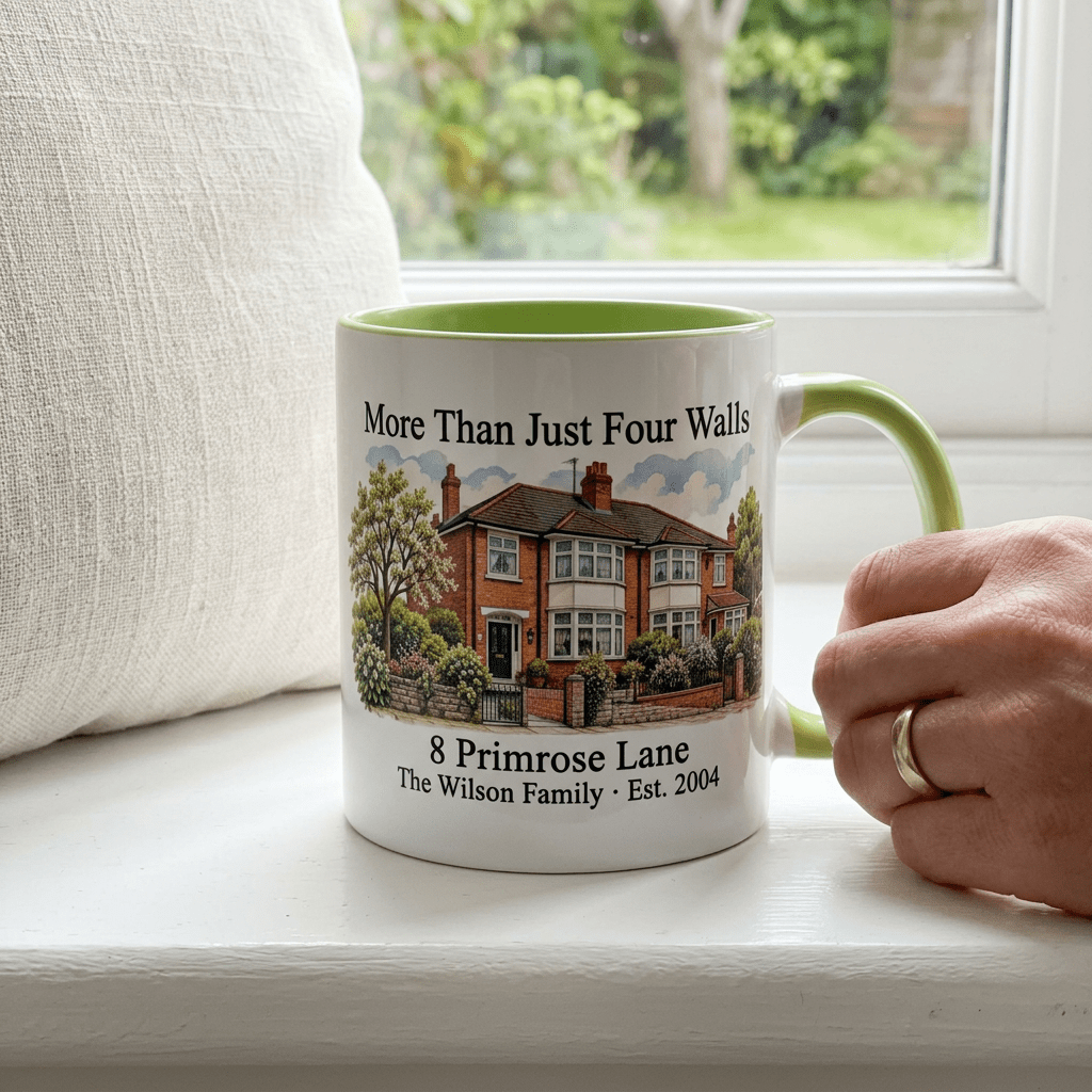 Personalised Family Home Mug – The House With All the Memories - #AlleyCrafters