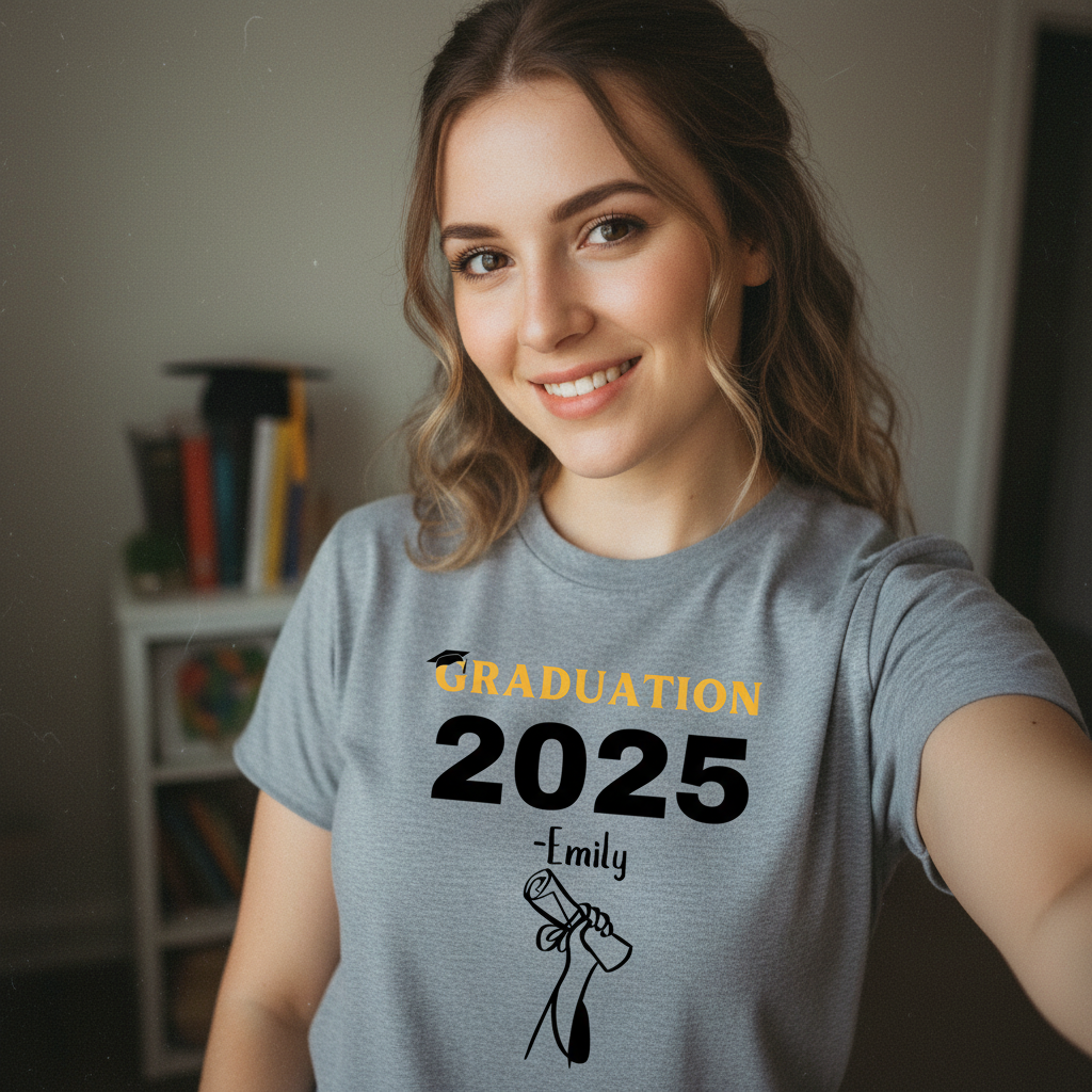 Grey Emily design - UGC selfie