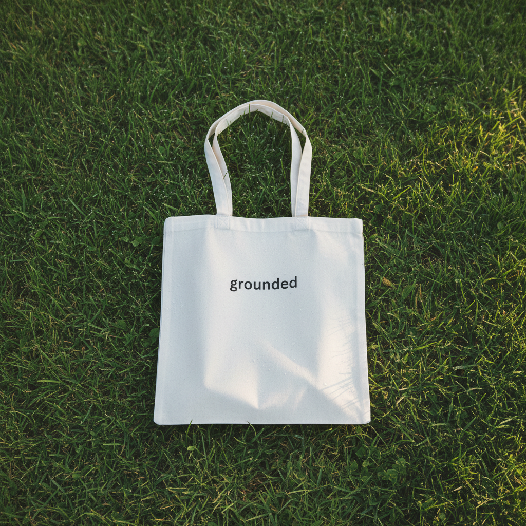 Grounded tote on grass 4