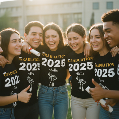 Group hug celebrating together
