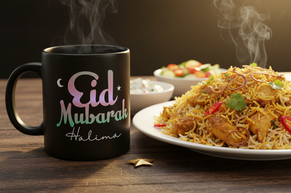 Halima mug with biryani