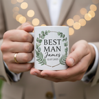 Hands holding mug