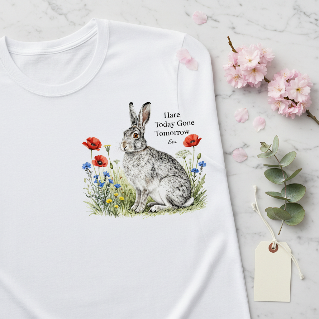 Hare Today Flat Lay
