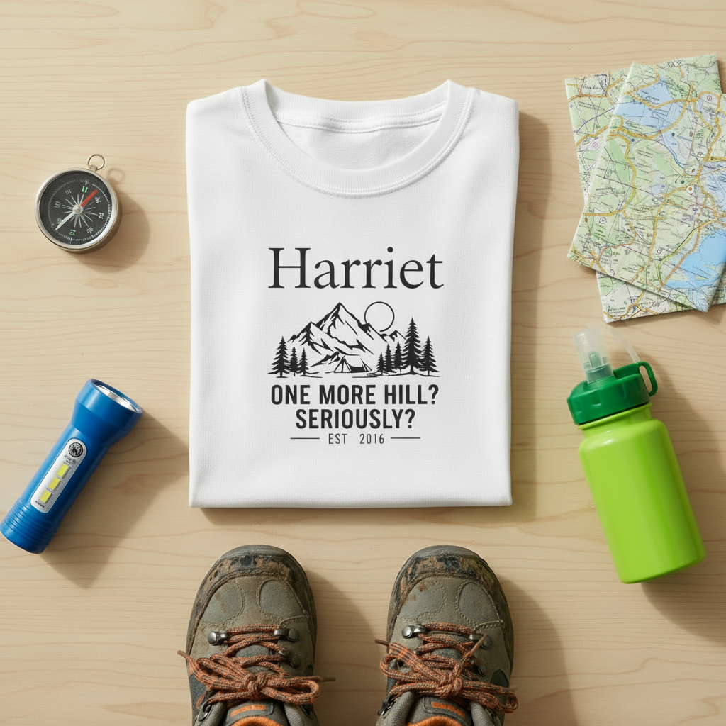 Harriet folded flat lay