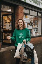 Custom Keep Calm and… Sweatshirt | Personalised Funny Gift - AlleyCrafters