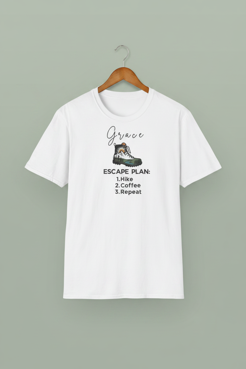 Hiking Escape Plan Tee — Grace