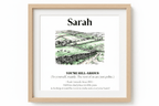 Personalised Framed Canvas Print — Funny Hill-Arrious Poem Art - AlleyCrafters