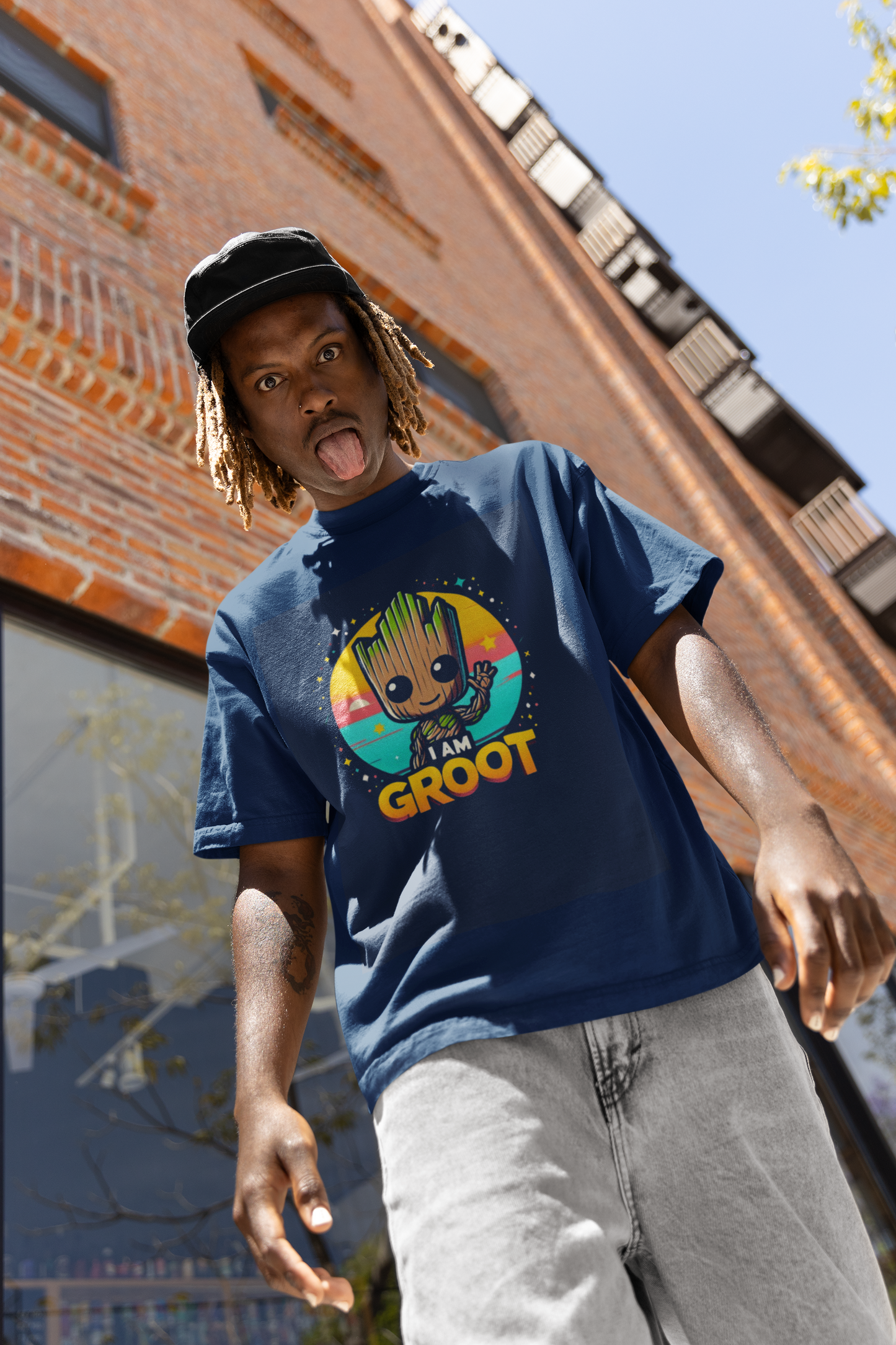 Groot Unisex T-Shirt - I am Groot Design