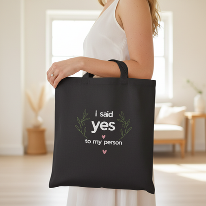 I Said Yes Tote - Hand Held Ring