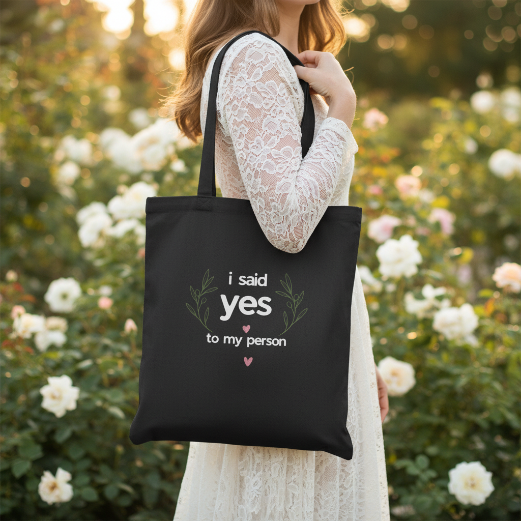 I Said Yes Tote - Woman Garden