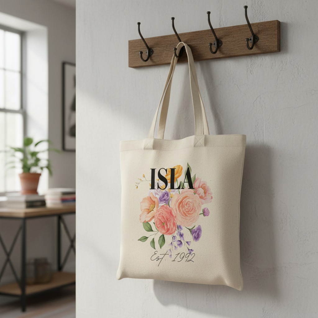 Isla tote coat hook hallway