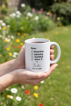 Jade — graduation mug UGC garden mockup