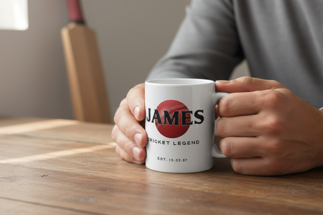 James Cricket Mug