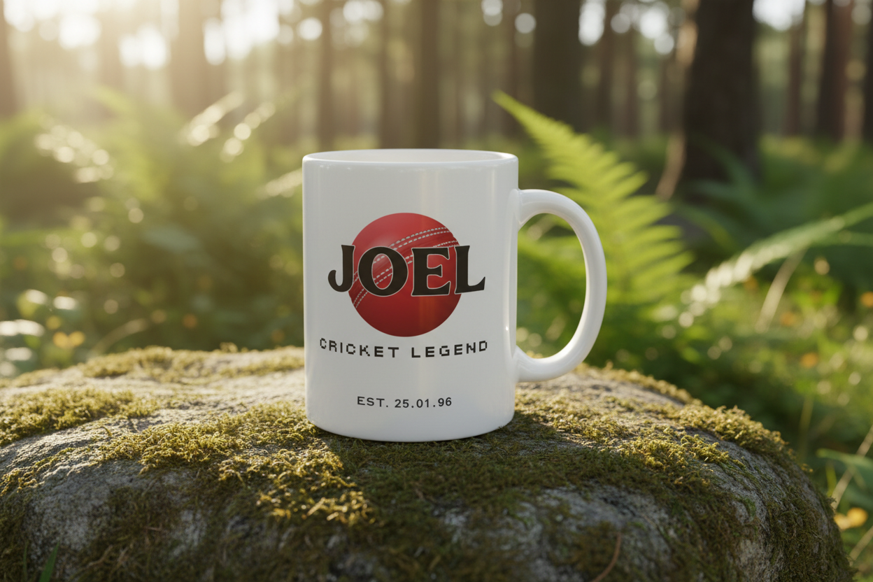 Joel Cricket Mug