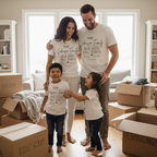 Johnson Family Wearing White