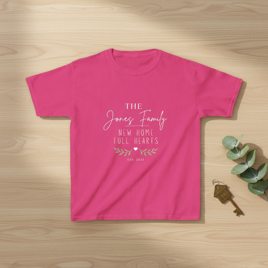 Jones Family pink flat lay