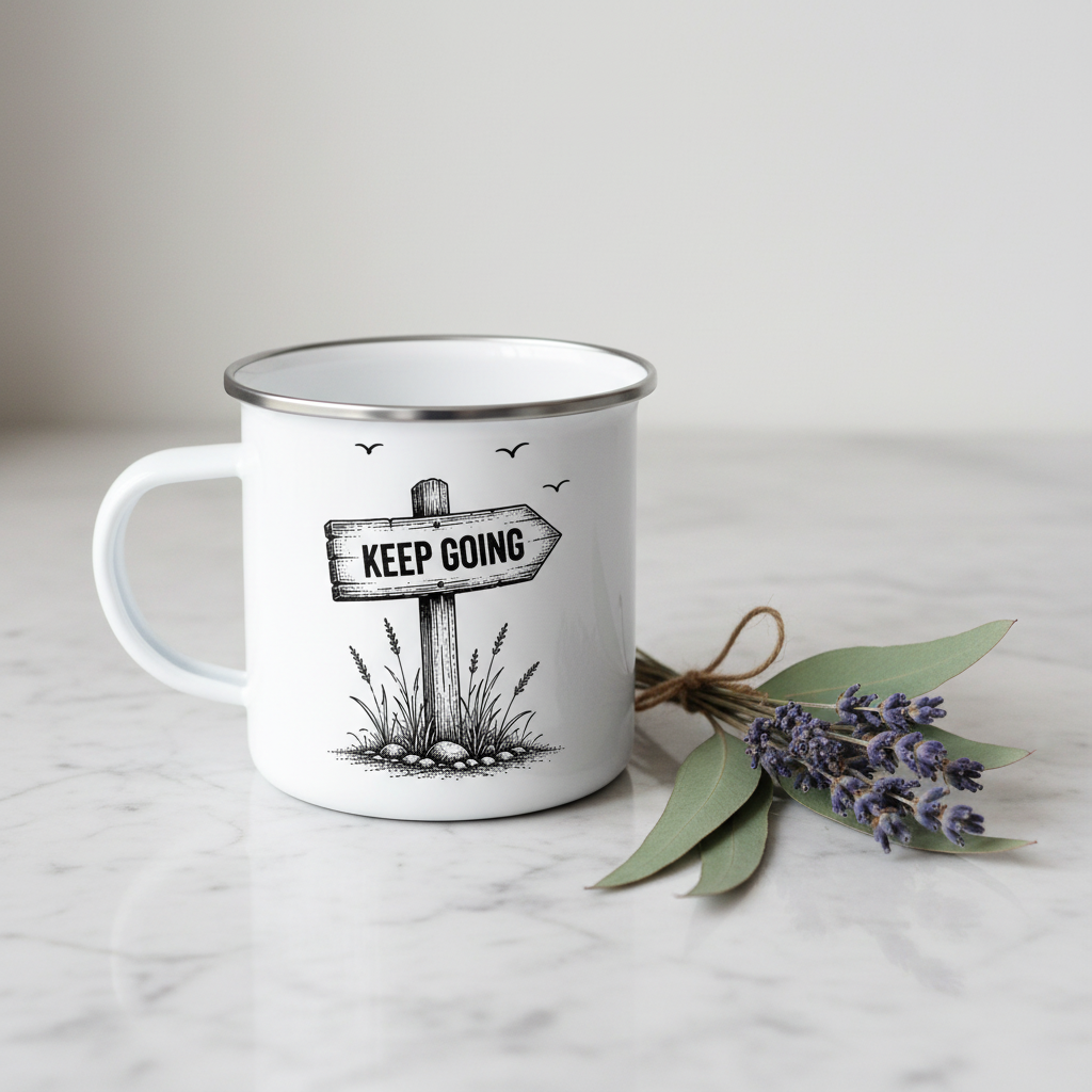 Keep Going mug