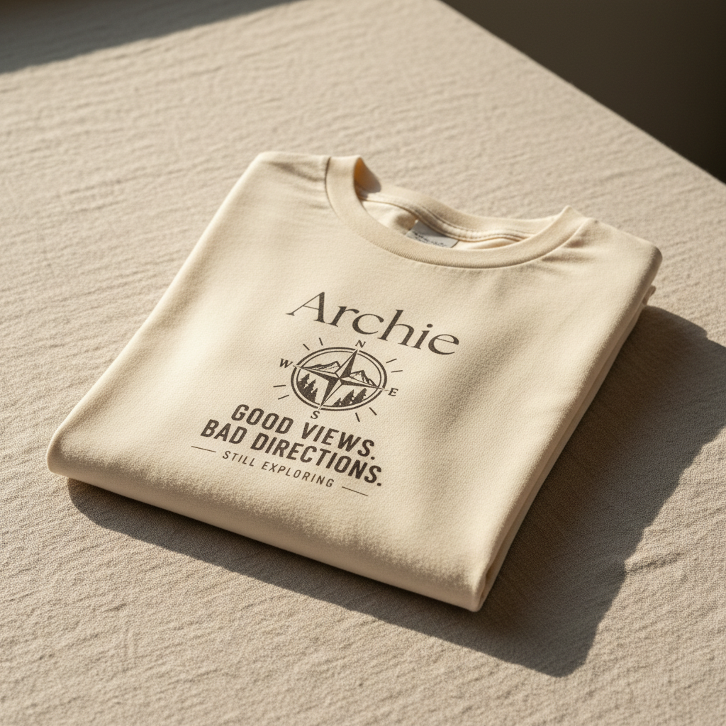 Kids' Compass Tee Archie — Folded UGC