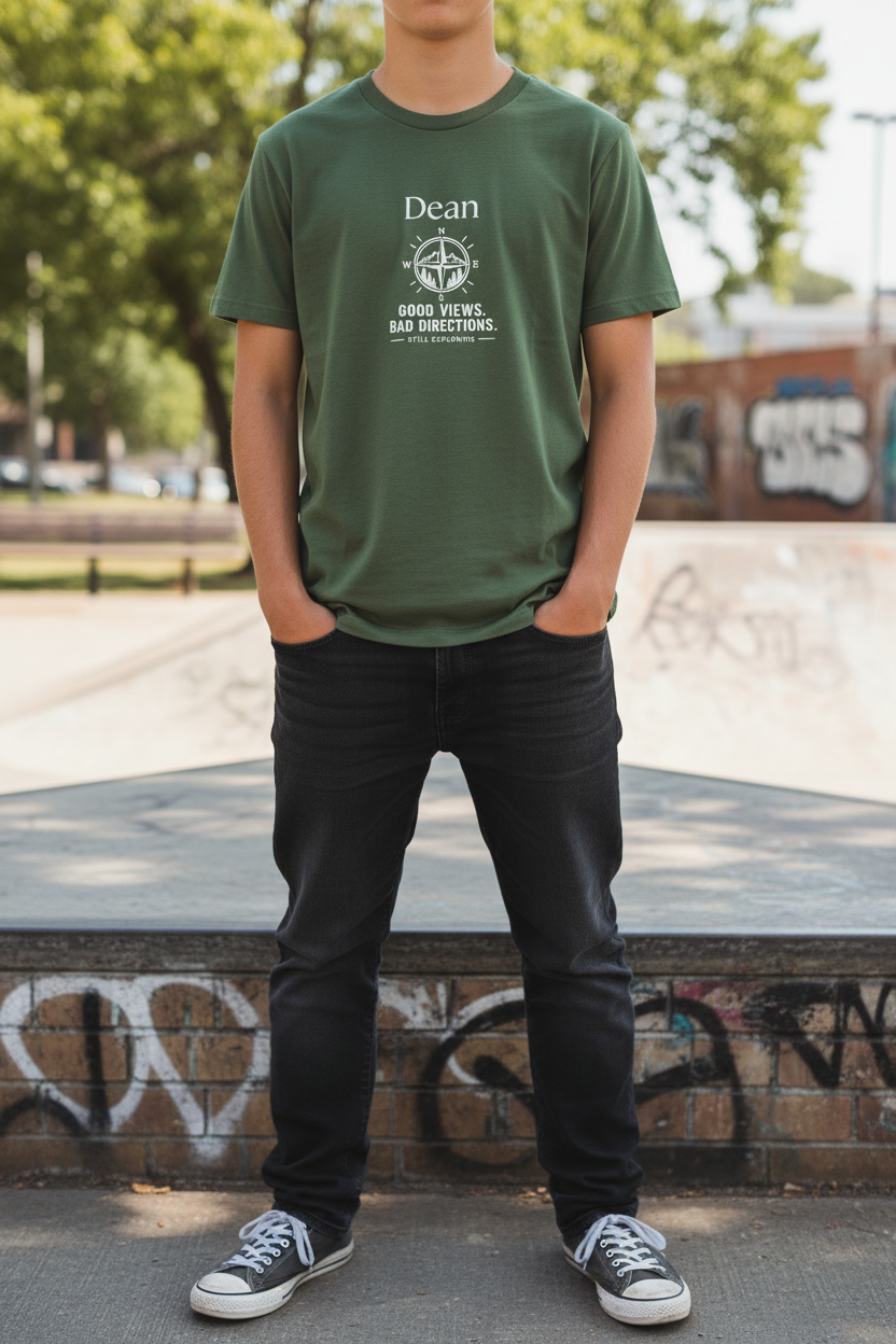 Kids' Compass Tee — Dean, Teenager Lifestyle