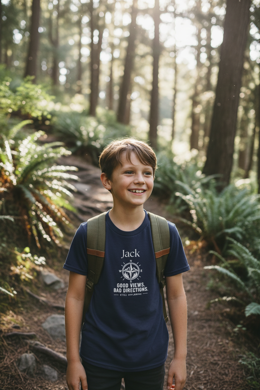 Kids UGC hiking lifestyle
