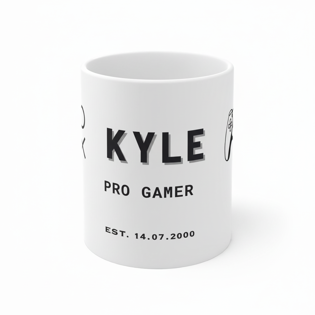 Kyle Gamer Mug Front