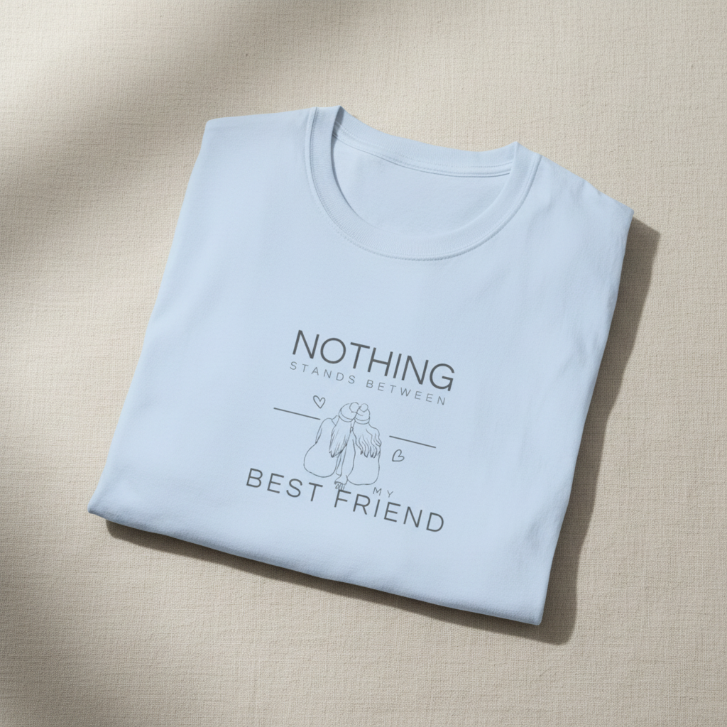 Light Blue Tee Folded