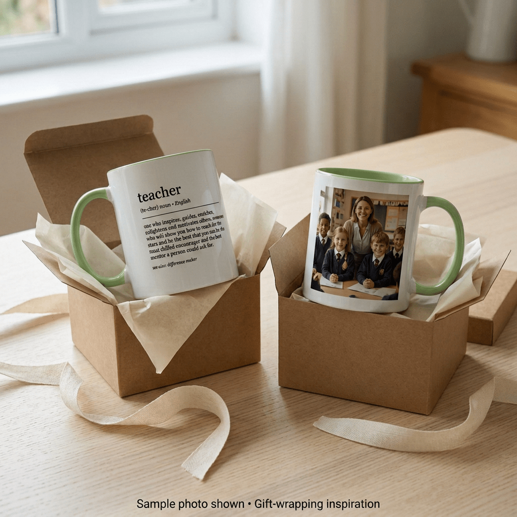 Teacher Definition Mug – Two-Tone Thank You Teacher Gift - #AlleyCrafters