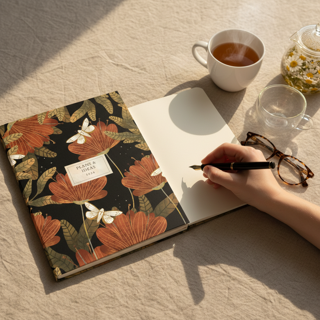 Linen bed morning light