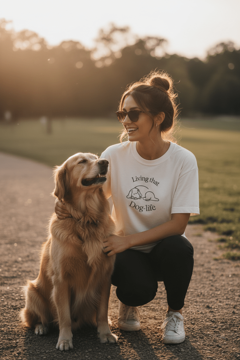 Living That Life T-Shirt | Slow Life, Plant Life, Cat Life & Dog Life - AlleyCrafters