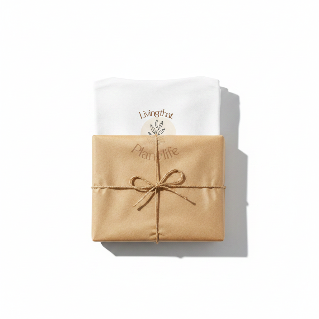 Living That Life T-Shirt — Gift Wrapped Mockup