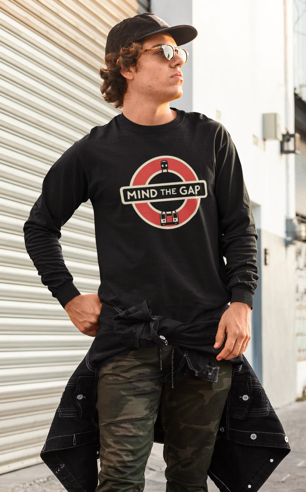 Mind the Gap Long Sleeve Tee - Alley Crafters