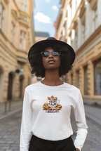Long Sleeve Tee - Keep Calm Have a Biscuit Design - Alley Crafters