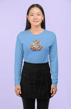 Long Sleeve Tee - Keep Calm Have a Biscuit Design - Alley Crafters