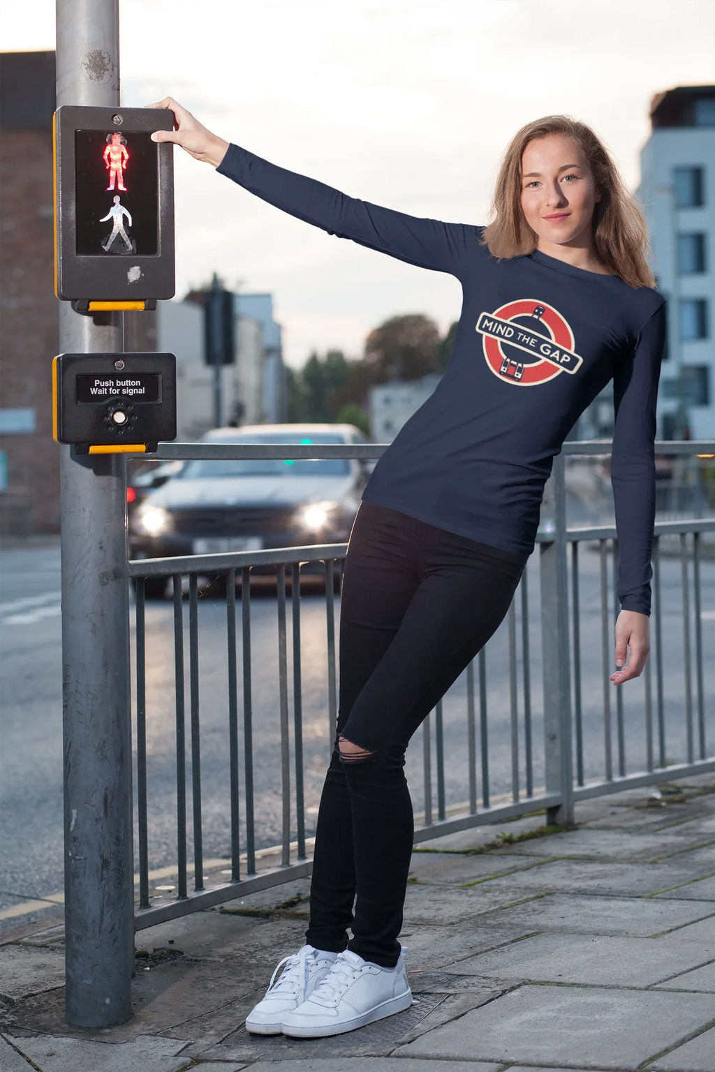 Mind the Gap Long Sleeve Tee - Alley Crafters