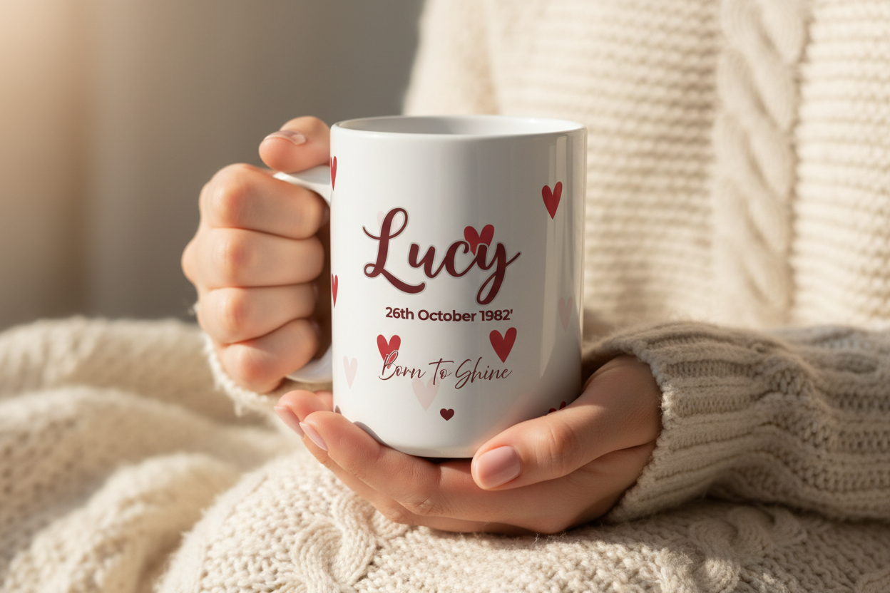 Lucy Heart Mug