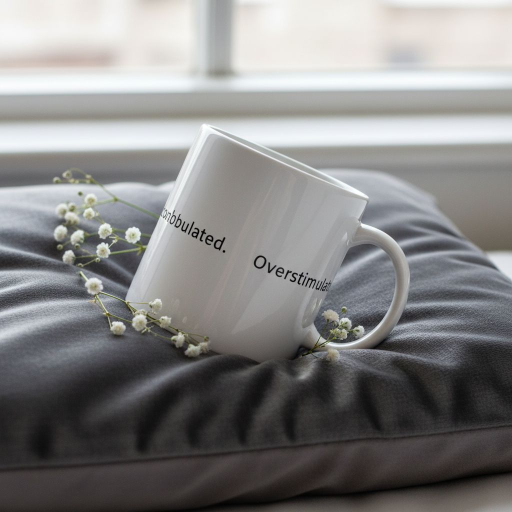 Luxurious velvet cushion with baby's breath