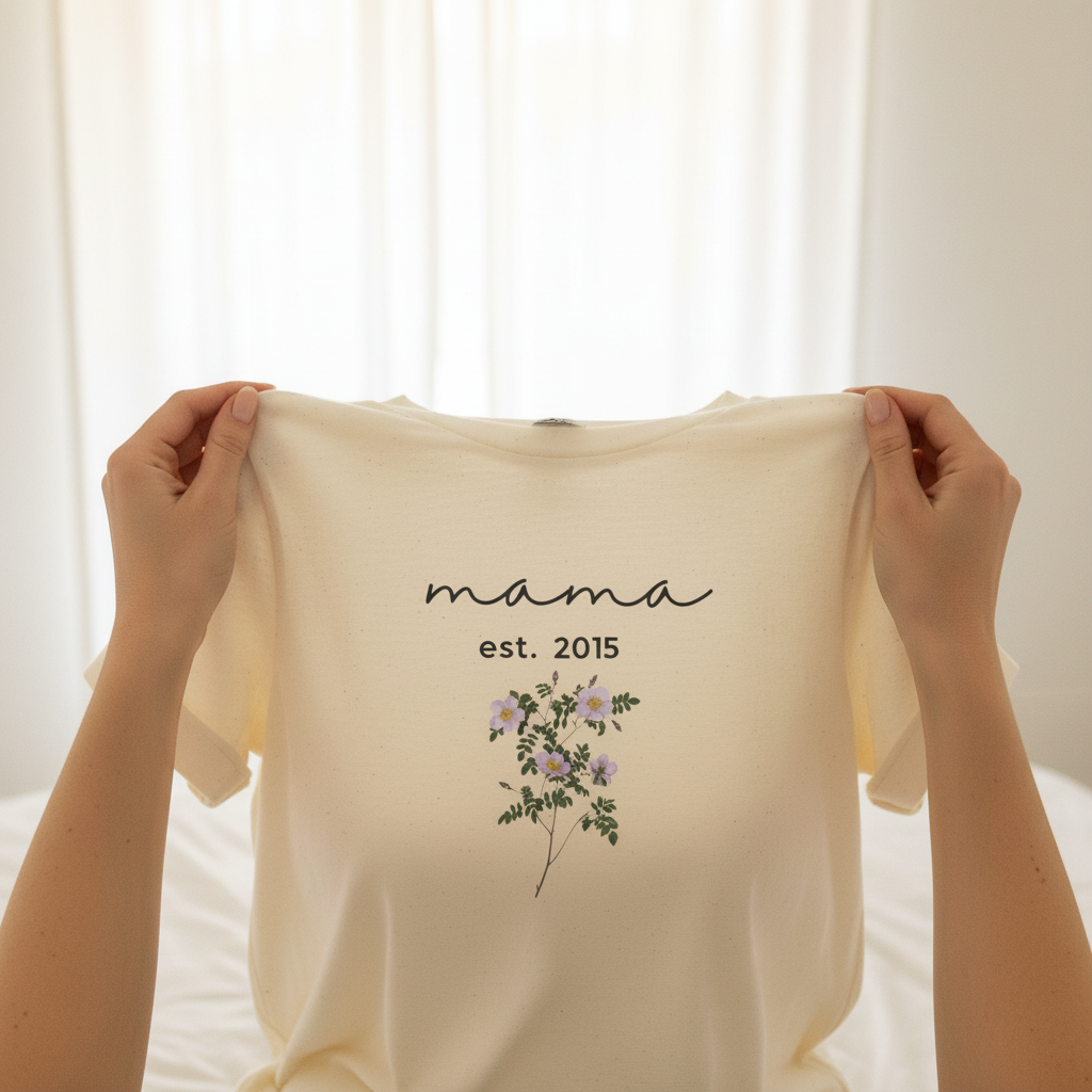 Mama Est. 2015 Natural Bedroom UGC