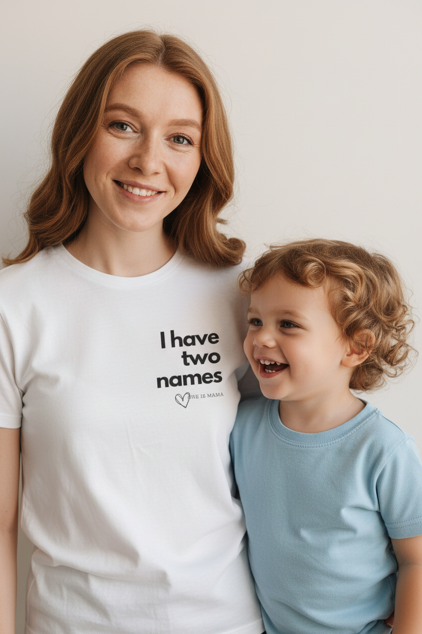 Mama & Kid Standing