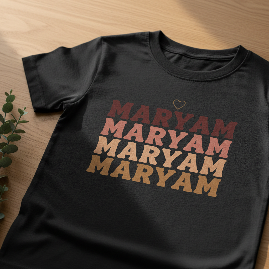 Maryam black flat lay