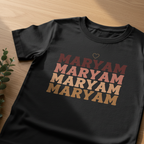Maryam black flat lay