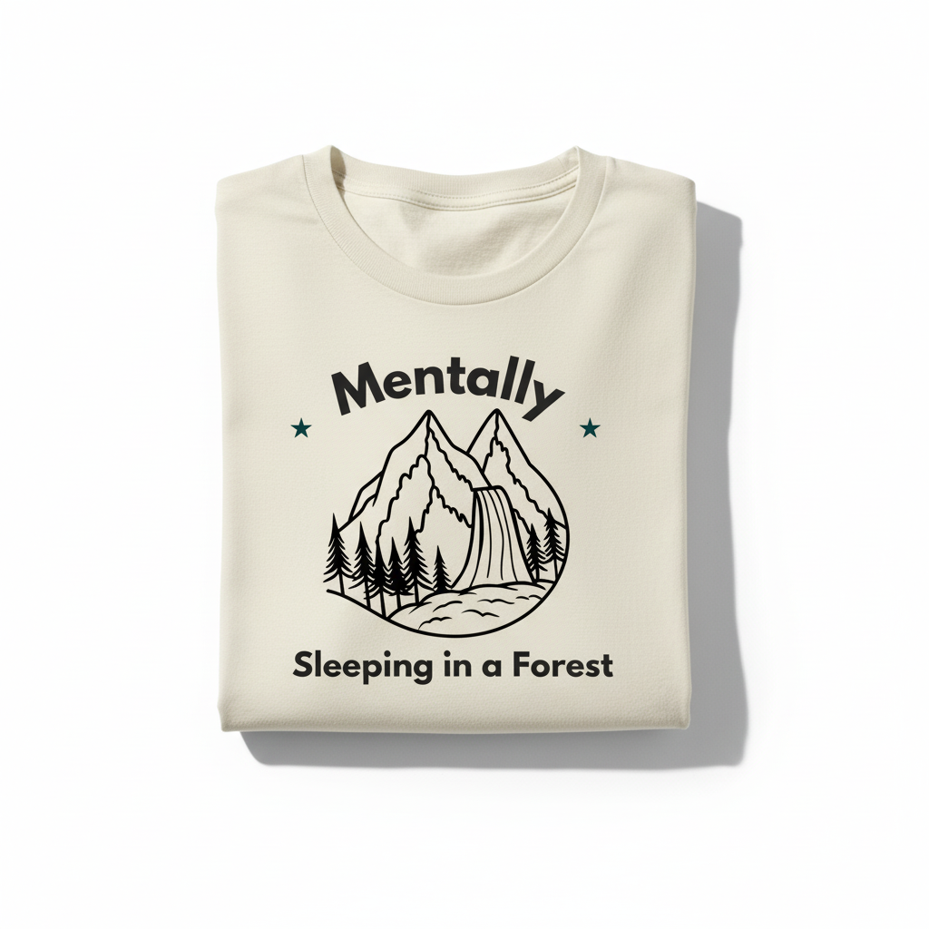 Mentally Sleeping in a Forest T-shirt