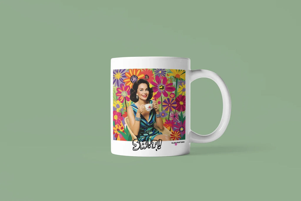 Vintage Floral Coffee Mug - AlleyCrafters