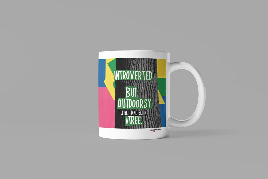 Introverted Outdoorsy Mug - Alley Crafters