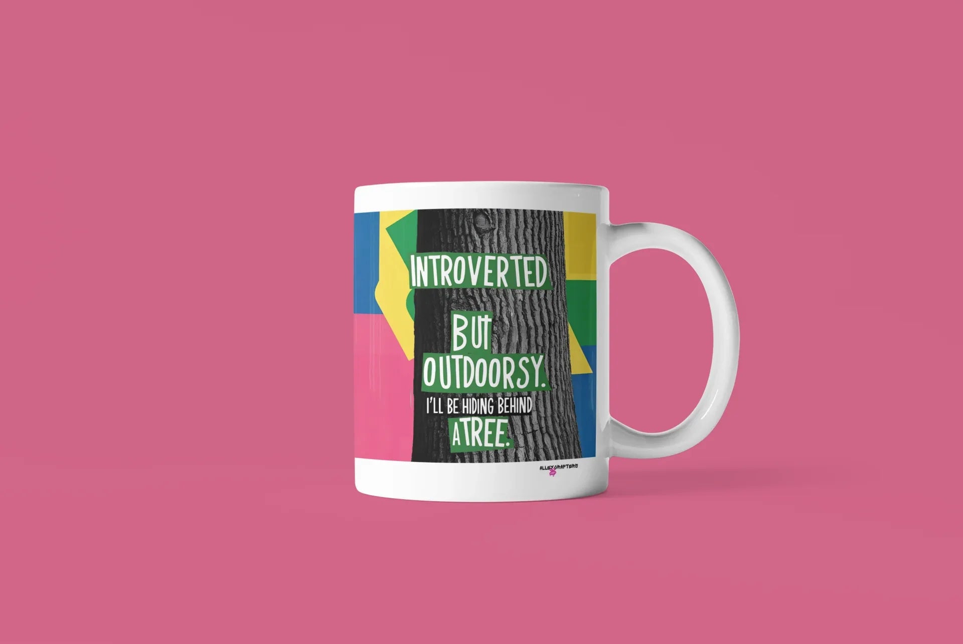 Introverted Outdoorsy Mug - Alley Crafters