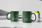 Personalised Floral Mug | Custom Name & Year Ceramic Coffee Cup | Mama, Nana, Grandma Gift - AlleyCrafters