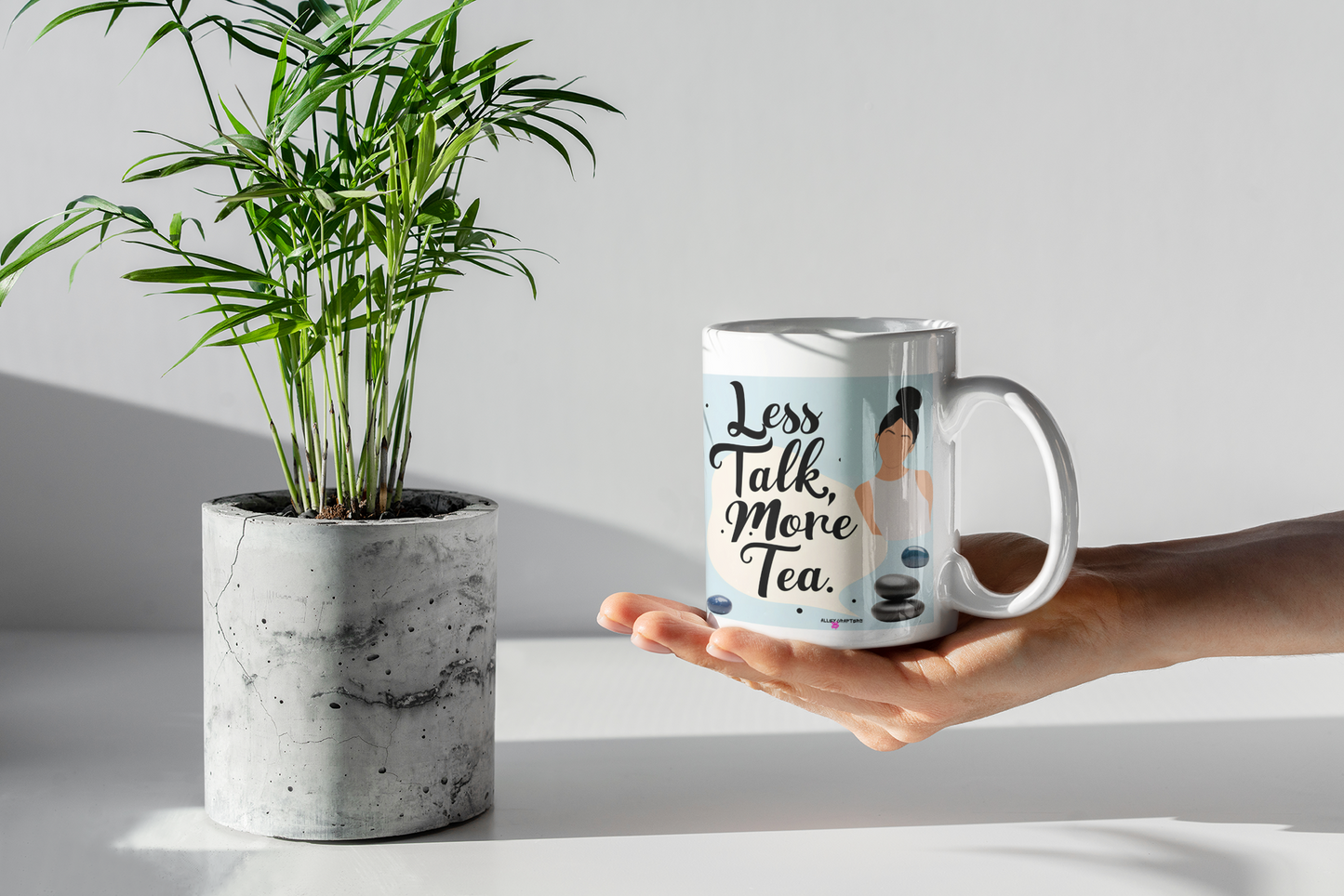Less Talk, More Tea Mug