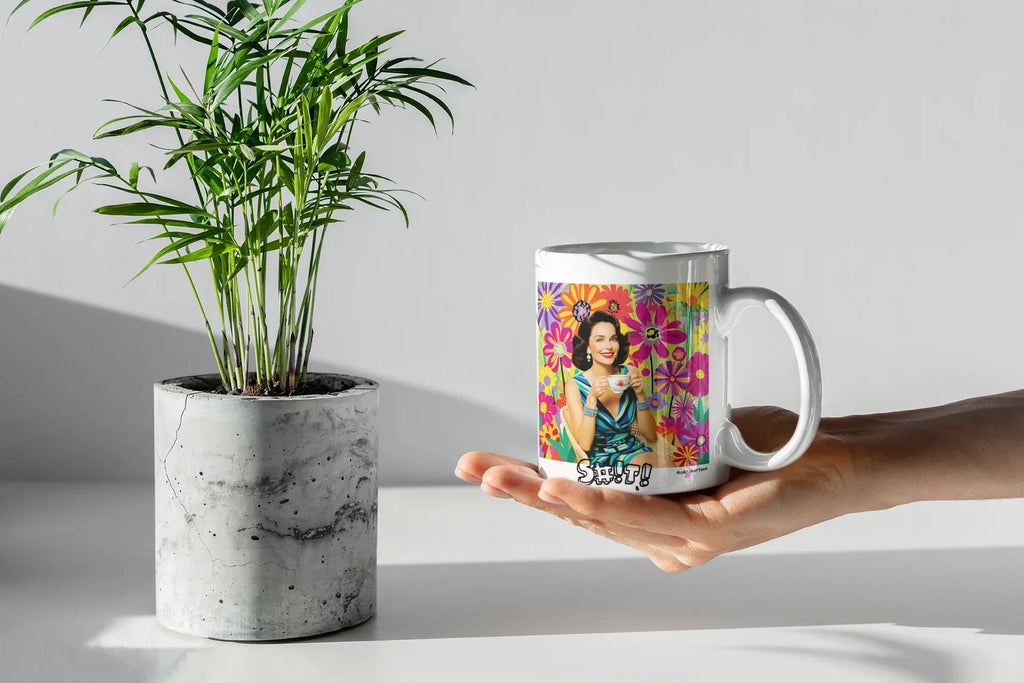 Vintage Floral Coffee Mug - AlleyCrafters